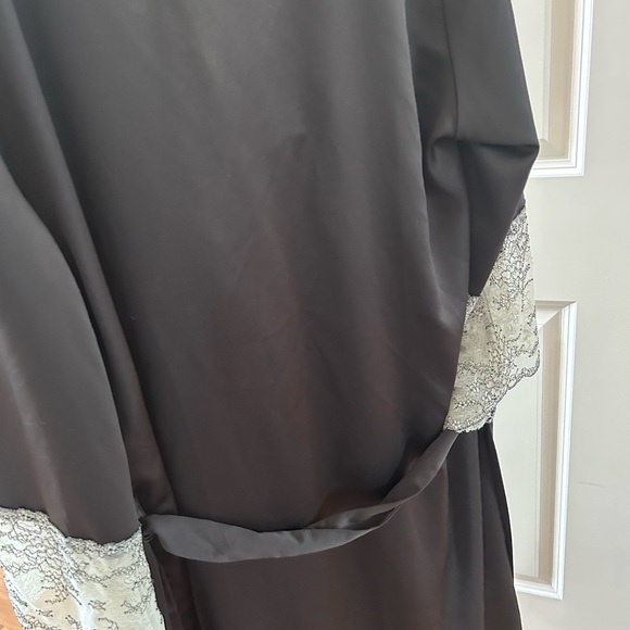 Anthropologie Flora Nikrooz Charmeuse Lace Night Midi Dress WITH MATCHING ROBE!! - Picture 8 of 10